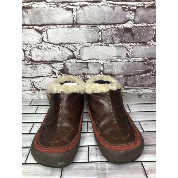 Merrell Spirit Tibet Low Espresso Dark Cinnamon Fur Booties Shoes Women Sz 7M US - Picture 3 of 16